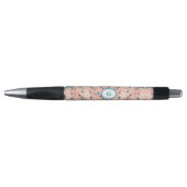 Elegant  Schattig bloempatroon Roze   Pen (Voorkant)