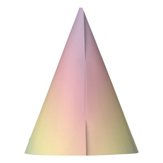 Elegant schattig eerjarig goud glitter unicorn feesthoedjes (Achterkant)