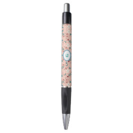 Elegant Schattig Froral Patroon Roze Pen