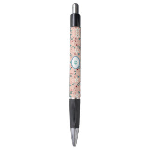 Elegant Schattig Froral Patroon Roze Pen