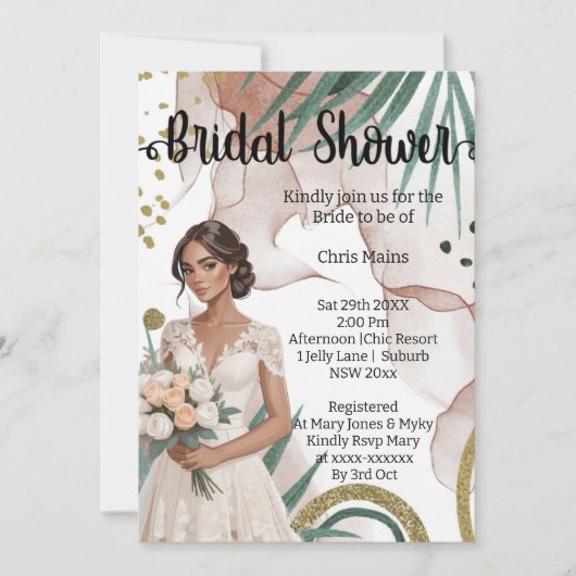 elegant | schattig | grappig | VRIJGEZELLENFEEST Kaart (Voorkant)