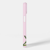 Elegant schattig roze bloemen bloemenpatroon Case-Mate iPhone case (Achterkant / Rechts)