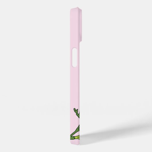 Elegant schattig roze bloemen bloemenpatroon Case-Mate iPhone case (Achterkant / Rechts)