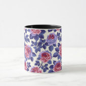 Elegant Schattig Verfijnd Chic Romantisch Bloemig Mok (Midden)