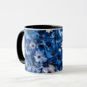 Elegant Schattig Verfijnd Chic Romantisch Bloemig Mok (Voorkant links)