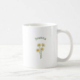Elegant Schattig Verfijnd Genoemd Romantisch Bloem Koffiemok