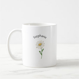 Elegant Schattig Verfijnd Genoemd Romantisch Bloem Koffiemok