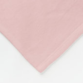 Elegant schattig zwart-wit roze hartritme fleece deken (Hoek)