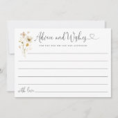 Elegant Schattige Advies en Wensen Wildbloemen Flo (Voorkant)