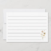 Elegant Schattige Advies en Wensen Wildbloemen Flo (Achterkant)