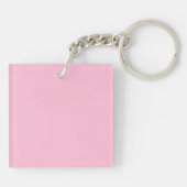 Elegant, Schattige "Beste Mam Ooit" Wit Hart op Ro Sleutelhanger (Achterkant)