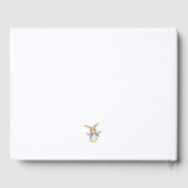 Elegant Schattige Bunny Kind Paas 3e Verjaardag Pa Gastenboek (Achterkant)