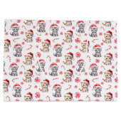 Elegant Schattige Kat Sweet Snoep Christmas Groot Cadeauzakje (Achterkant)