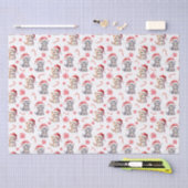 Elegant Schattige Kat Sweet Snoep Christmas Tissuepapier (Craft)