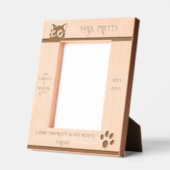 Elegant Schattige kattenmonument Gegraveerde Lijstjes (Links)