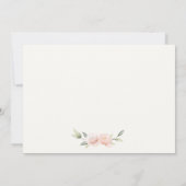 Elegant Schattige konijn in bloemenkast Kids Verja Notitiekaartje (Achterkant)