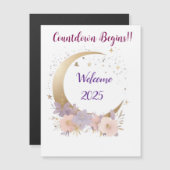 Elegant & Schattige Nieuwjaar 2025 Party Invitatio (Voorkant / Achterkant)