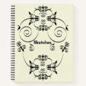 Elegant-schetsen Notitieboek (Voorkant)
