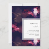 Elegant Schilderen Moderne Borstel Lijn Bruiloft Kaart (Voorkant)