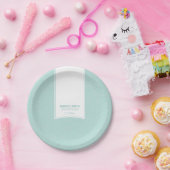 Elegant schildpad patroon verjaardagsfeestje papieren bordje (Feest)