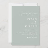 Elegant schlichte magnetische uitnodiging (Voorkant)