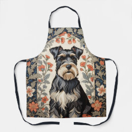 Elegant Schnauzer William Morris Inspired Floral Schort
