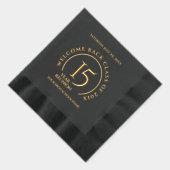 Elegant School College University 15-Year Reunion Folie Servetten (Rechts)