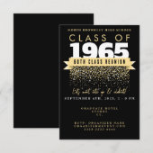 Elegant schoolreünie ontwerp kaart (Voorkant / Achterkant)