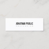 Elegant schoon design, professioneel design, moder mini visitekaartje (Voorkant)