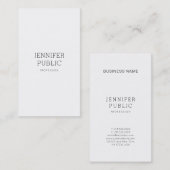 Elegant schoon design, professioneel design, moder visitekaartje (Voorkant / Achterkant)