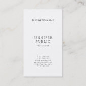 Elegant schoon design, professioneel design, moder visitekaartje (Achterkant)