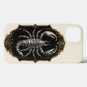 Elegant Schorpioenontwerp Met Ingewikkelde Gouden  Case-Mate iPhone Case (Achterkant (horizontaal))