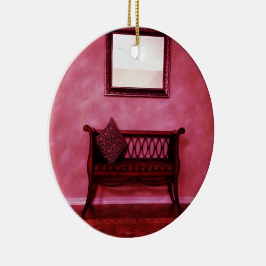 Elegant schotel verstelbare stoel spiegelbeeld bin keramisch ornament (Rechts)