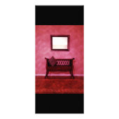 Elegant schotel verstelbare stoel spiegelbeeld bin reclamekaart (Achterkant)