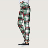 Elegant Schots Erfgoed Plaid Tartan Patroon Leggings (Links)