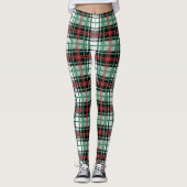 Elegant Schots Erfgoed Plaid Tartan Patroon Leggings (Voorkant)