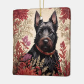 Elegant Schots Terrier Hondenportret Keramisch Ornament (Links)