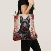 Elegant Schots Terrier Hondenportret Tote Bag (Dichtbij)
