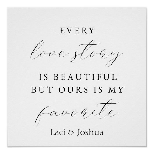 Elegant Schrift Bruiloft Achtergrond – Perfect Poster (Voorkant)