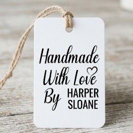 Elegant Schrift Handgemaakt Met Liefde Stijlvol Ha Rubberstempel