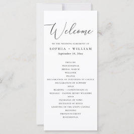 Elegant Schrift Minimalistisch Huwelijksceremonie