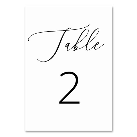 Elegant Schrift | Minimalistische Zwarte & Witte B Kaart (Voorkant)