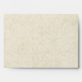 Elegant Schrift Parchment Damast Envelop