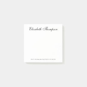 Elegant Schrift Post-it® Notes