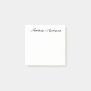 Elegant Schrift Post-it® Notes