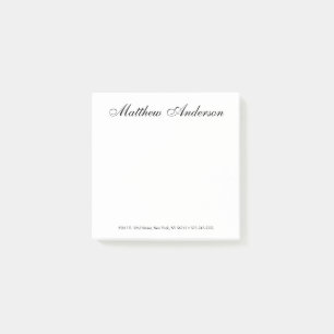 Elegant Schrift Post-it® Notes