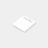 Elegant Schrift Post-it® Notes (Schuin)