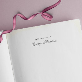 Elegant Schrift Uit De Bibliotheek Van Zelfinktende Stempel