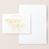 Elegant Schrift Wil je mijn getuige zijn Folie Kaarten (Display)