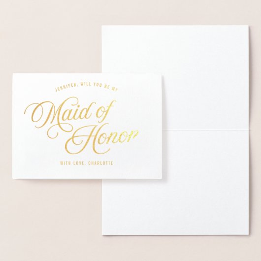 Elegant Schrift Wil je mijn getuige zijn Folie Kaarten (Display)